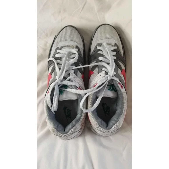 Nike Airmax Air Command Pure platinum Gym Red White Classic Tennis Shoe Size 8.5 - Picture 9 of 10